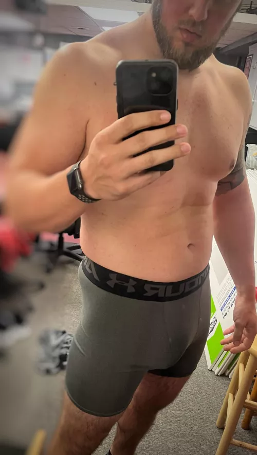 Just finished a workout… can you work out my bulge?