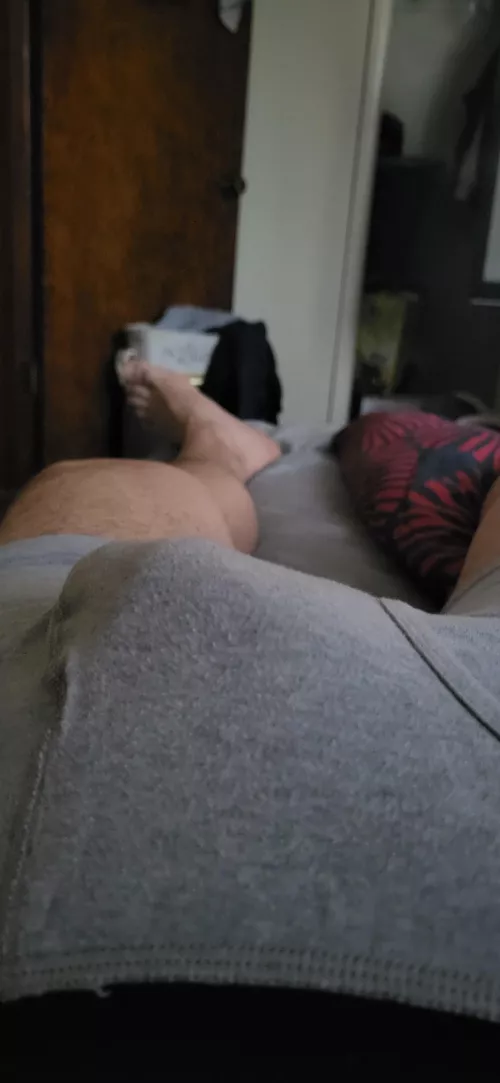 just relaxing in bed all day