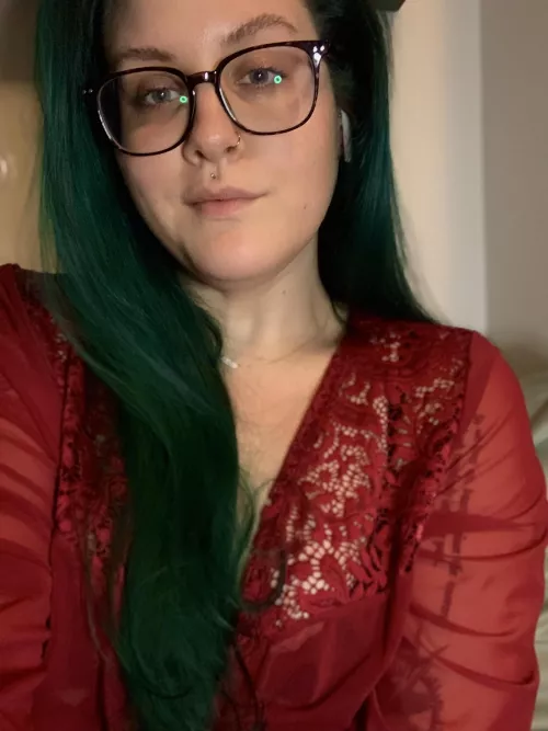 my saturday night ensemble & fresh hair 😇