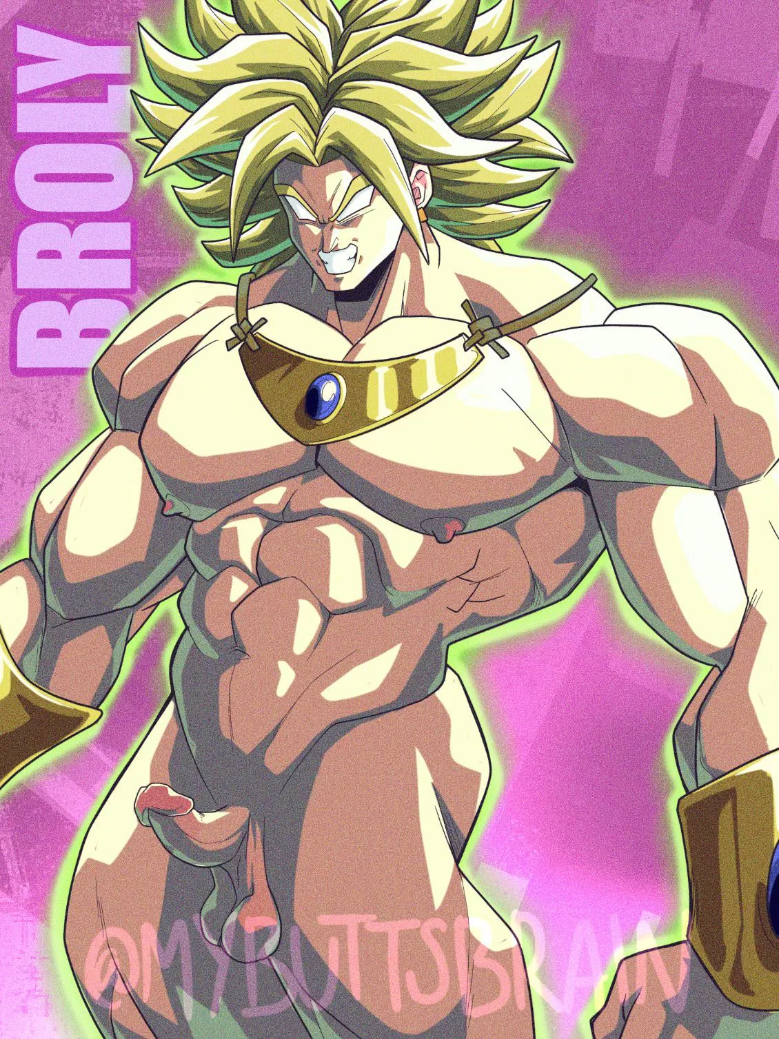 OG Broly (art by me) *insert small dick joke here*