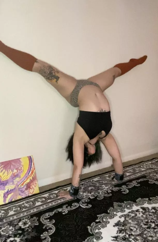 Practicing handstands daily