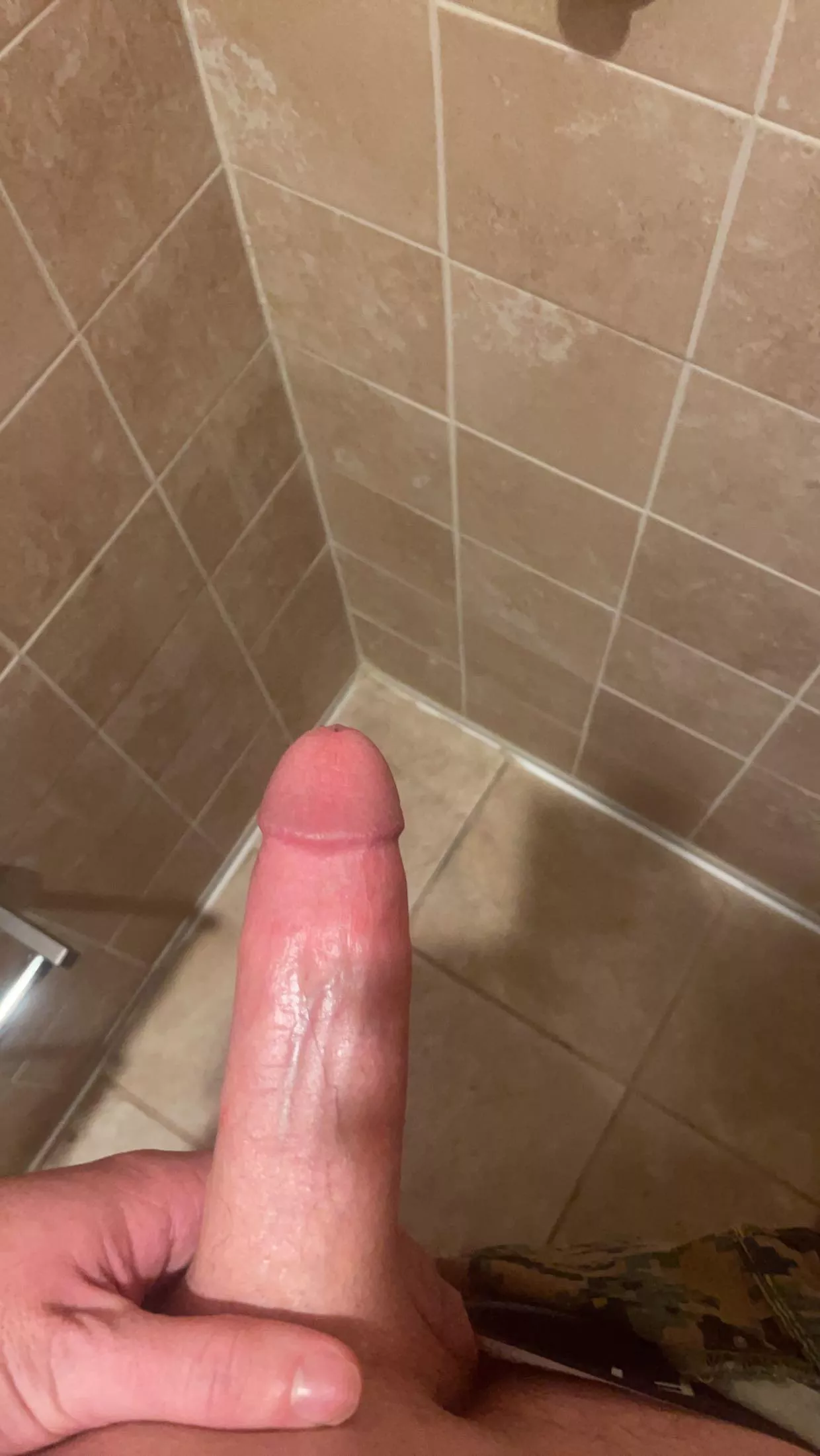 Quick bathroom penis pic