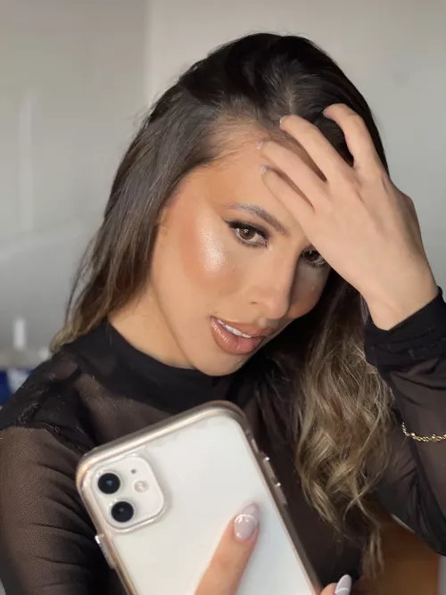 Think of me standing in front of you and you start from down there!