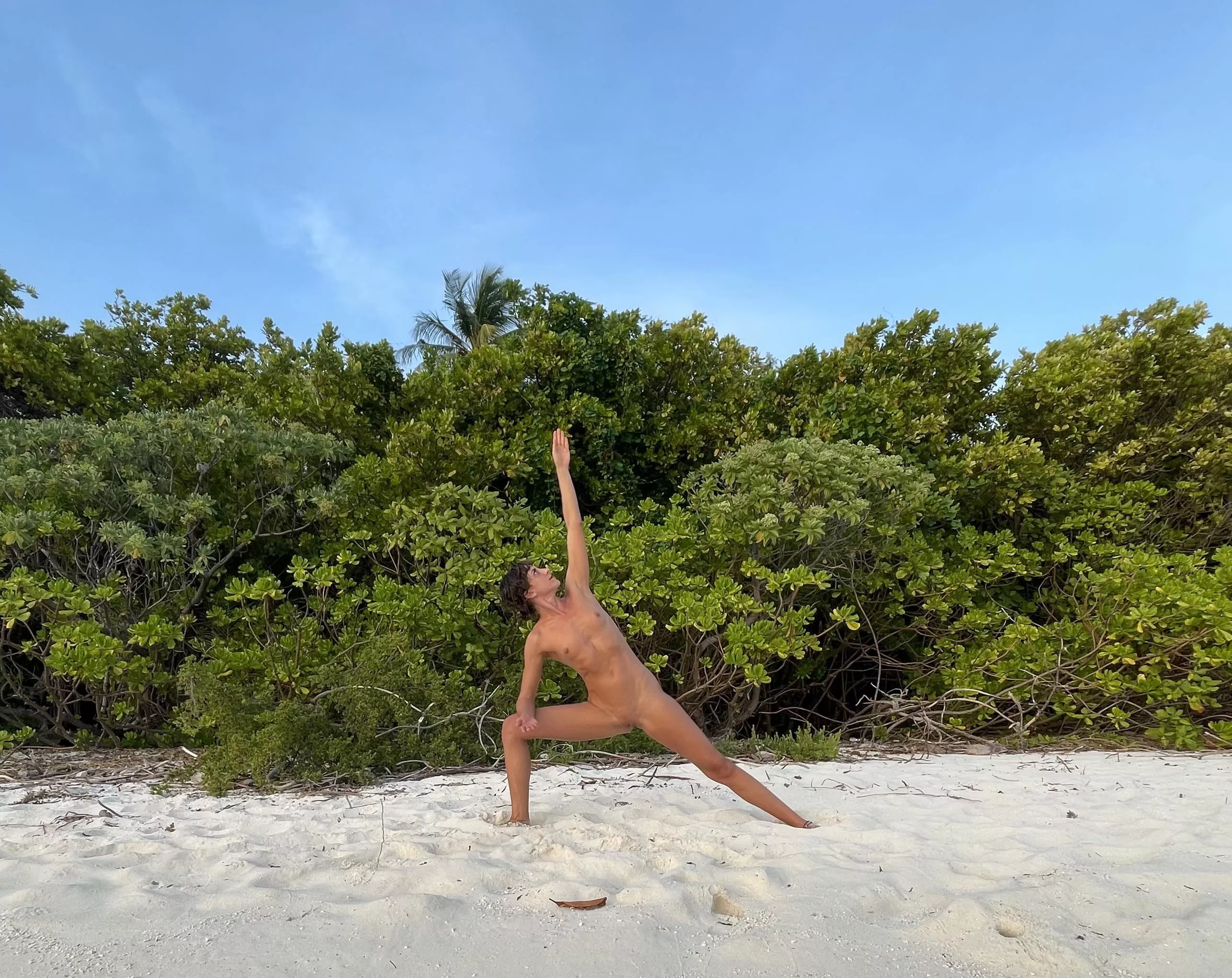Untouched beach in the Maldives