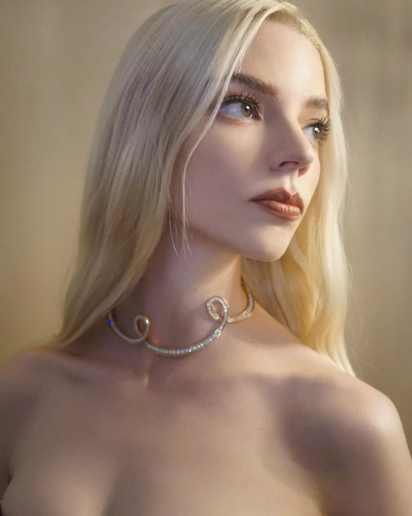 Anya Taylor Joy melts me so bad with her deep looks and those perfect lips. I'd love to edge for days to her till my mind gets broken and maybe release for cleaning up all the mess.