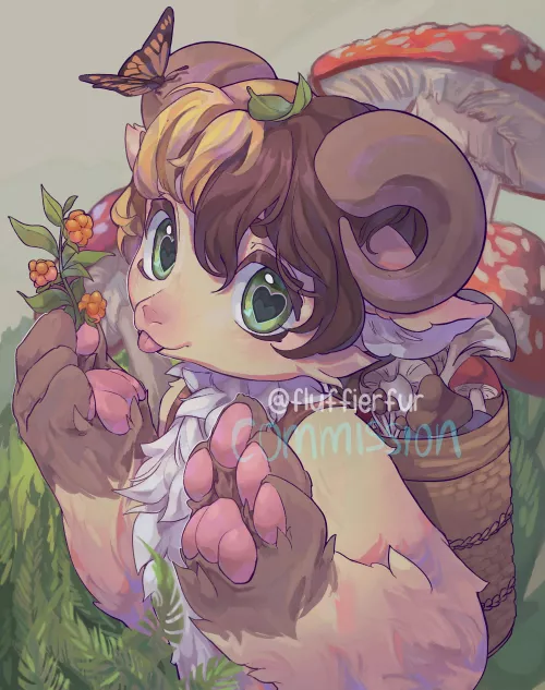 cottagecore lil ram🍃🐾(Commissions Open!