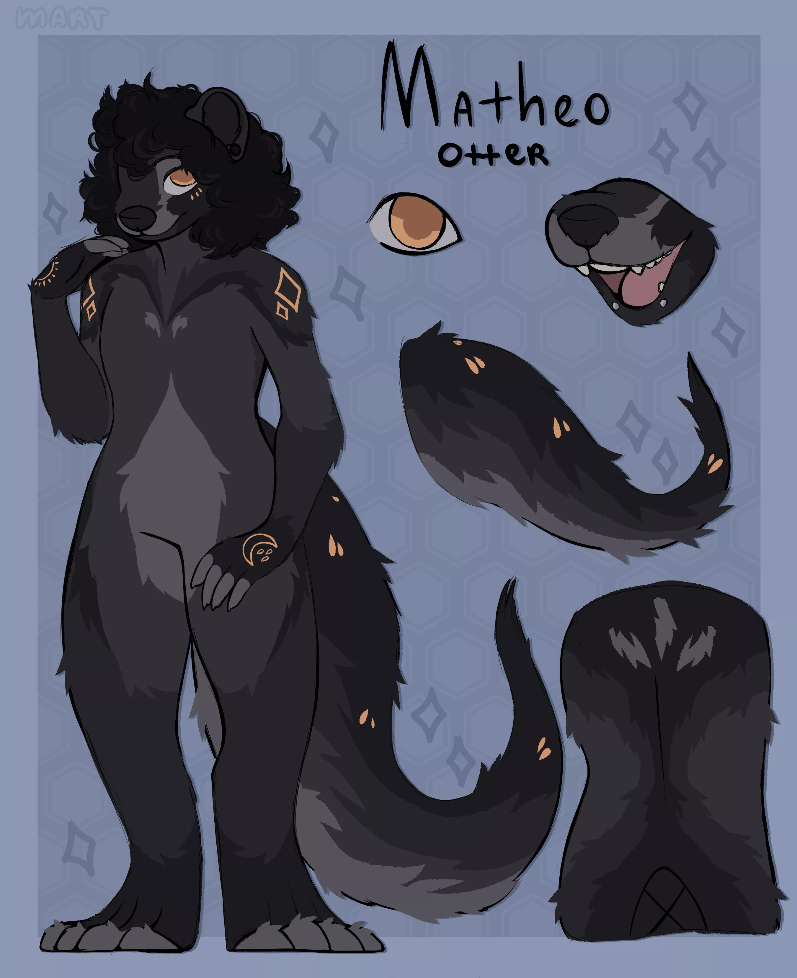 custom character design commission i just finished! (@martalomew on twitter, commissions open)