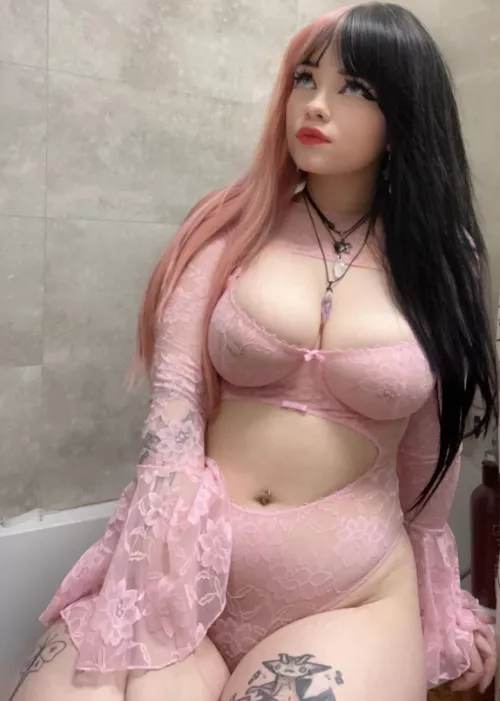 I love pink lingerie