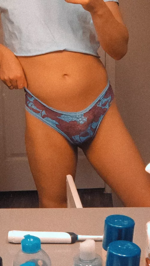 I swear I only wear panties now. Oh well...