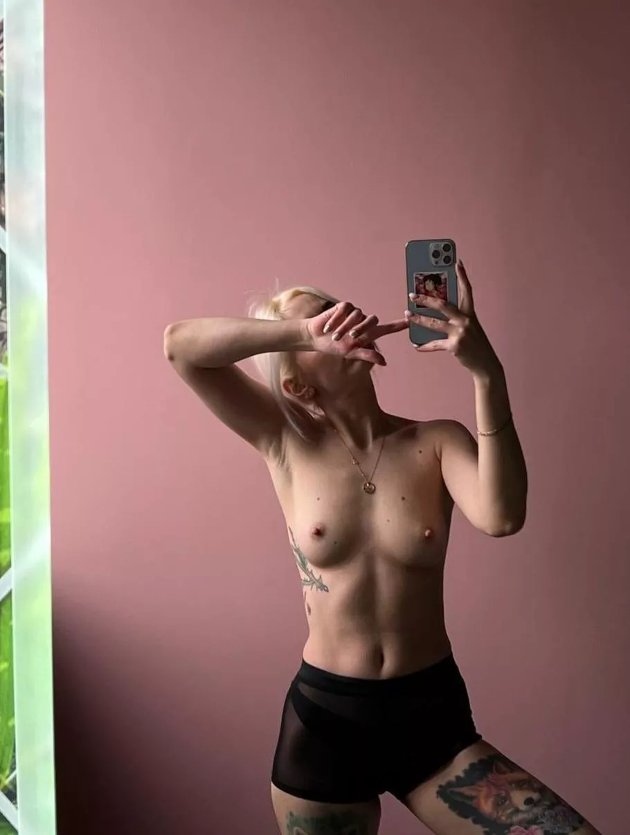 I'll shake my tits to make you smile today