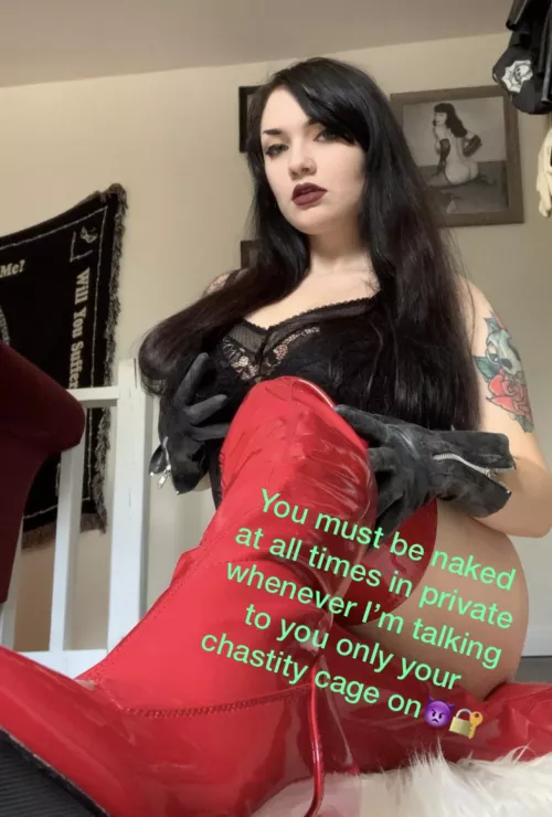 I’m gonna lock you up in chastity forever it’s written in the vows🔐