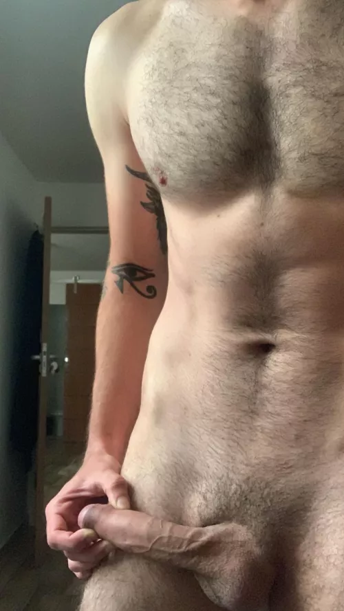 love having fingers run through my body hair