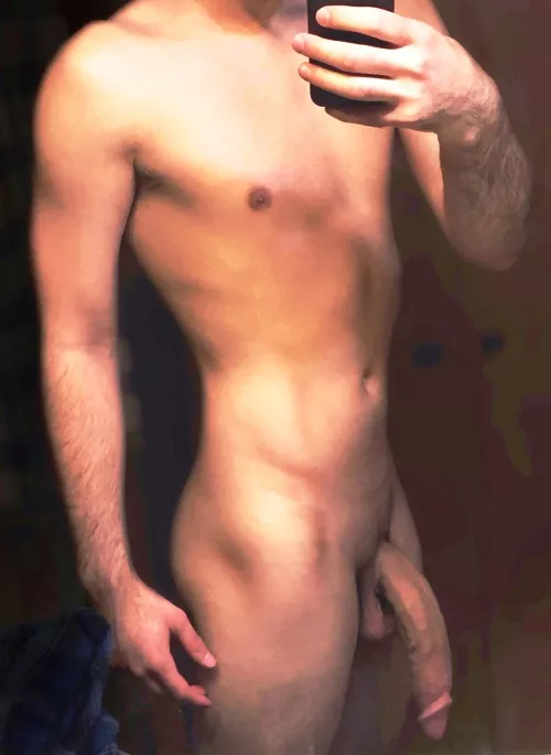 My cock is hanging so low.