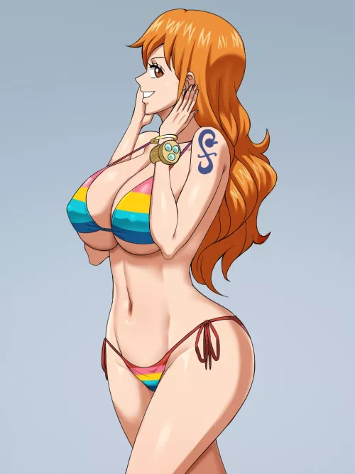 Nami's voluptuous body