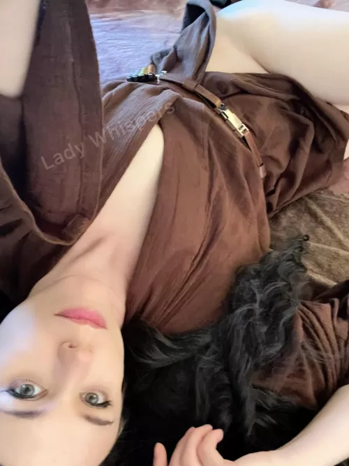 Padme in Anakin’s shirt by Lady Whispers