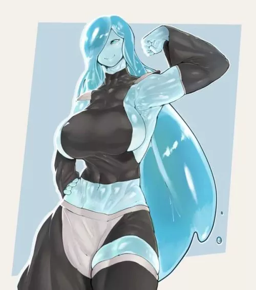 Slime GF that likes the gym a lot