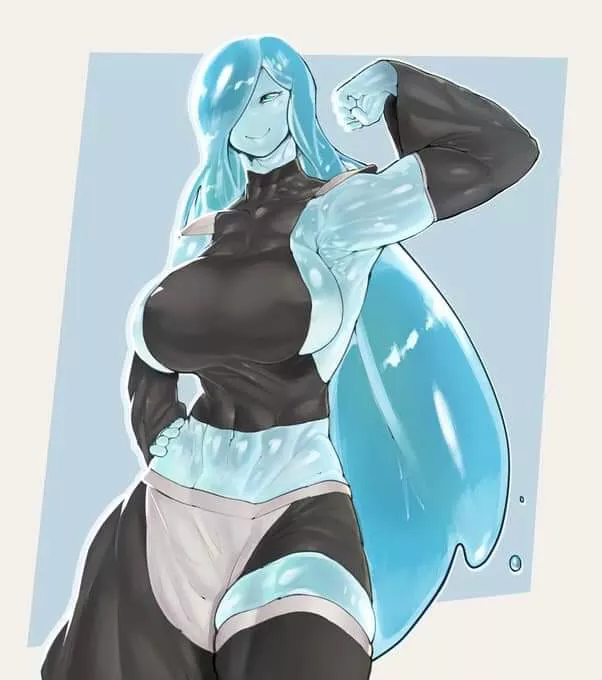 Slime GF that likes the gym a lot