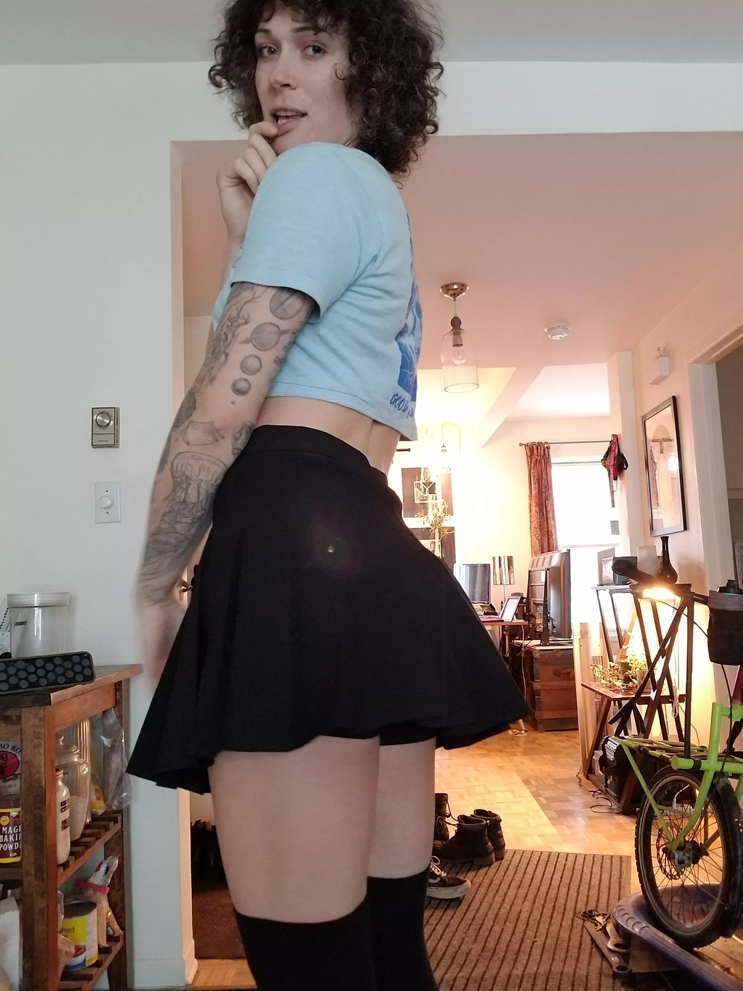 The shorter the skirt, the better