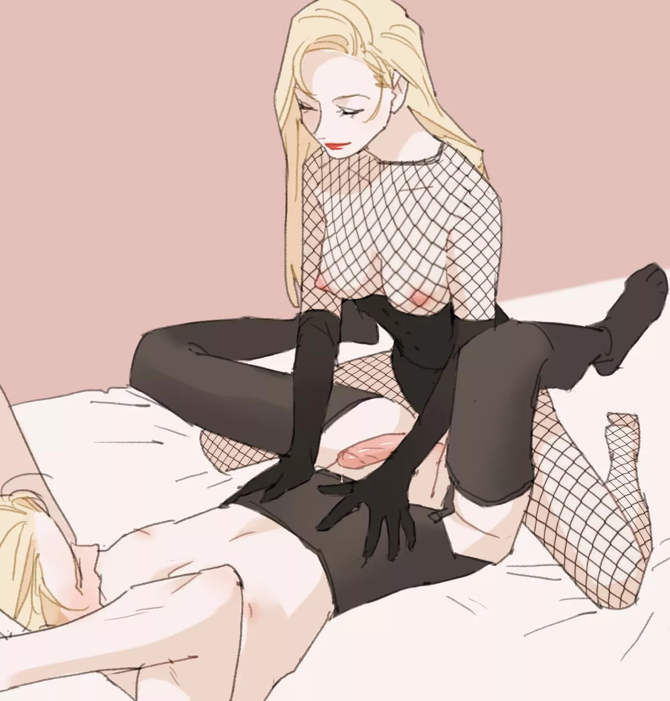 All dressed up for mistress