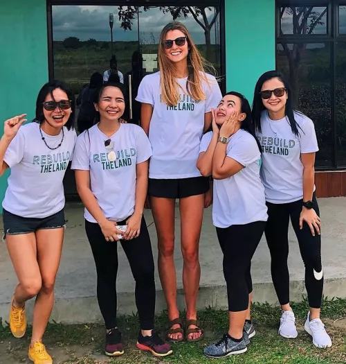 American girl goes to Asia