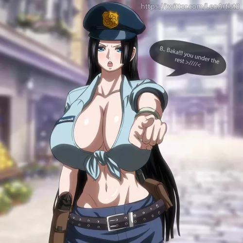 boa hancock police outfit
