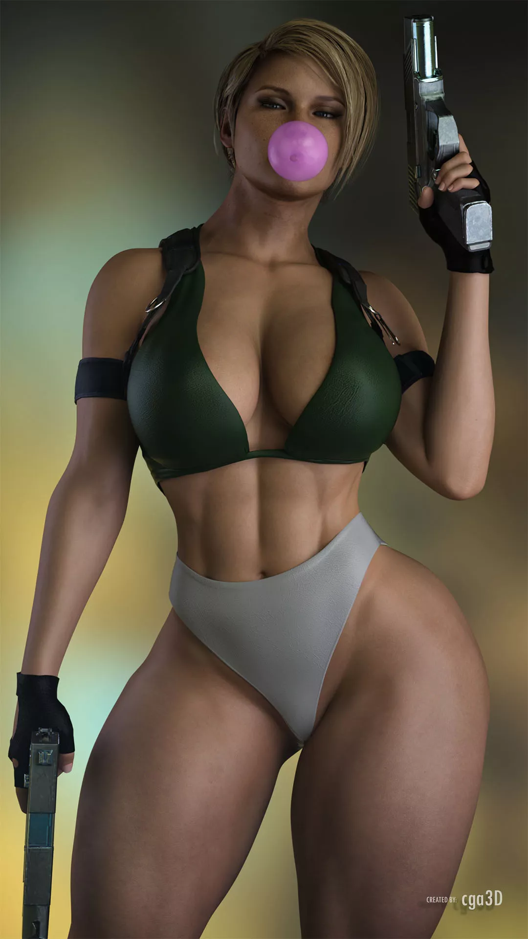 Cassie (Cga3d) [Mortal Kombat]