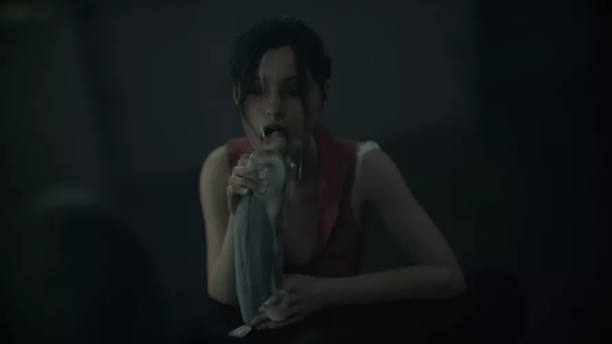 Claire collecting some serum (leeteRR) [Resident Evil]