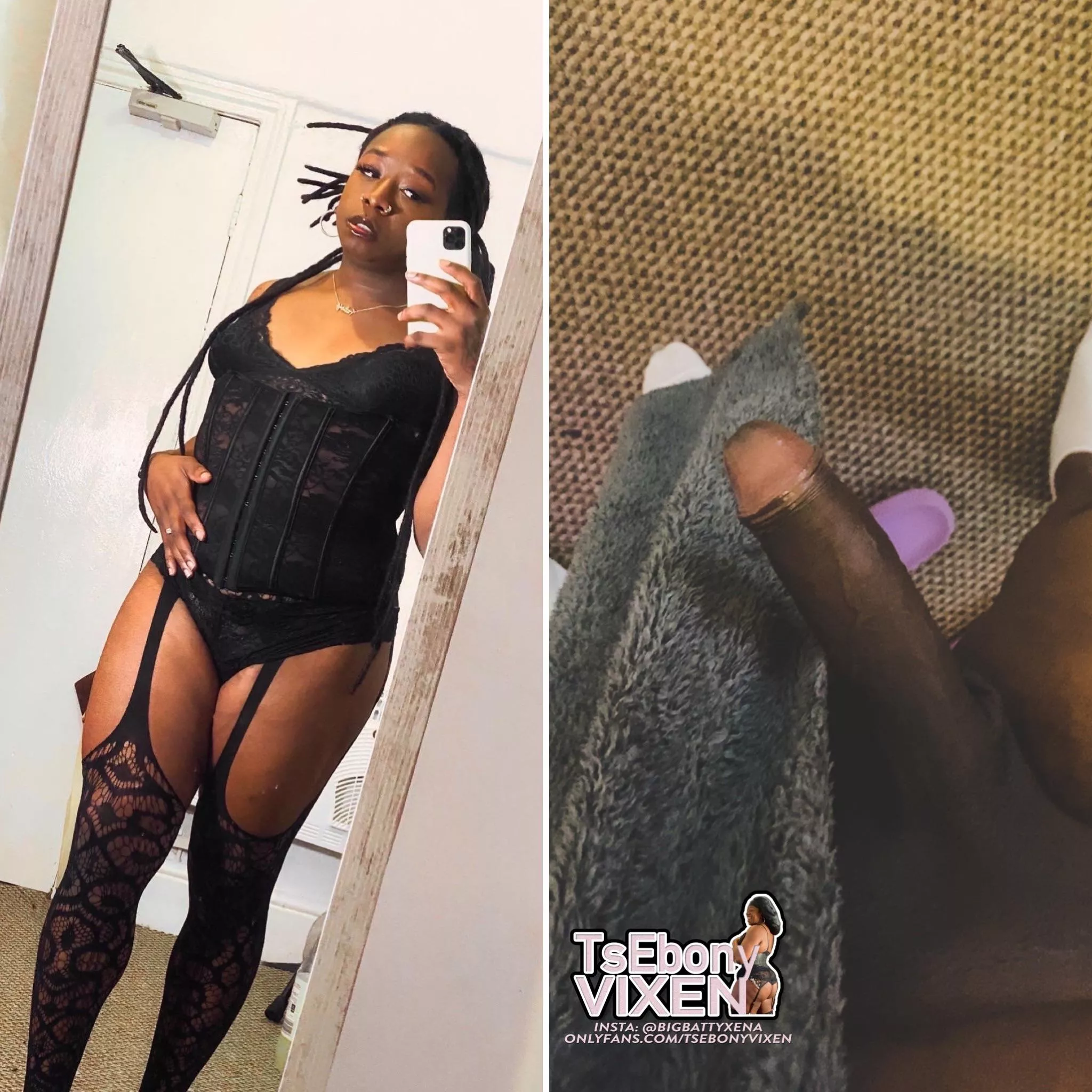 Curvy body with 9 inches of meat