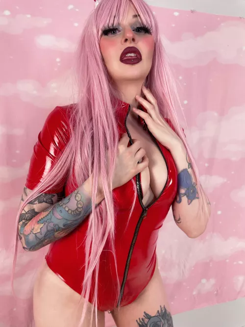 Dark red lipstick is the best