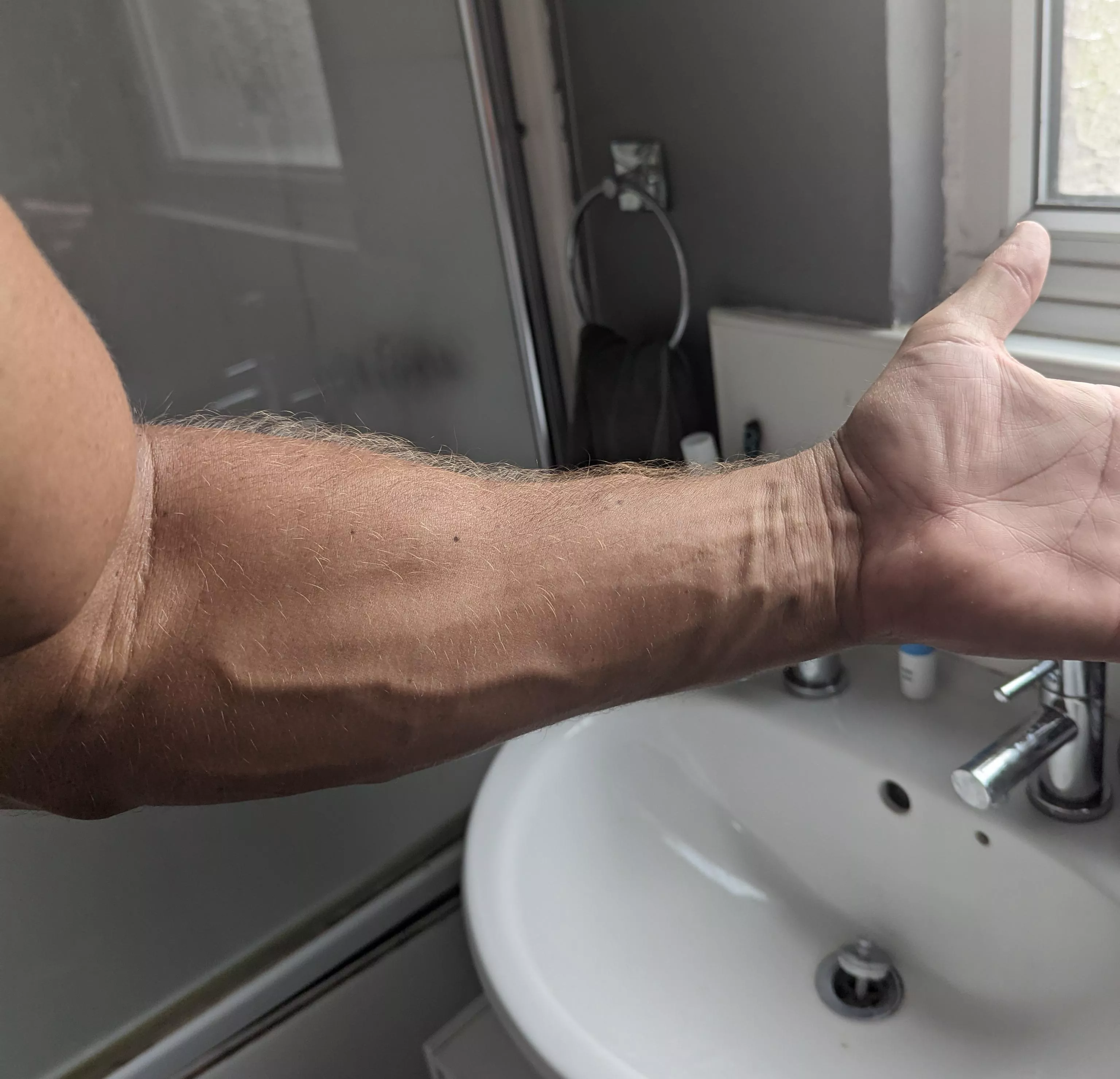 Got a little pump on after training