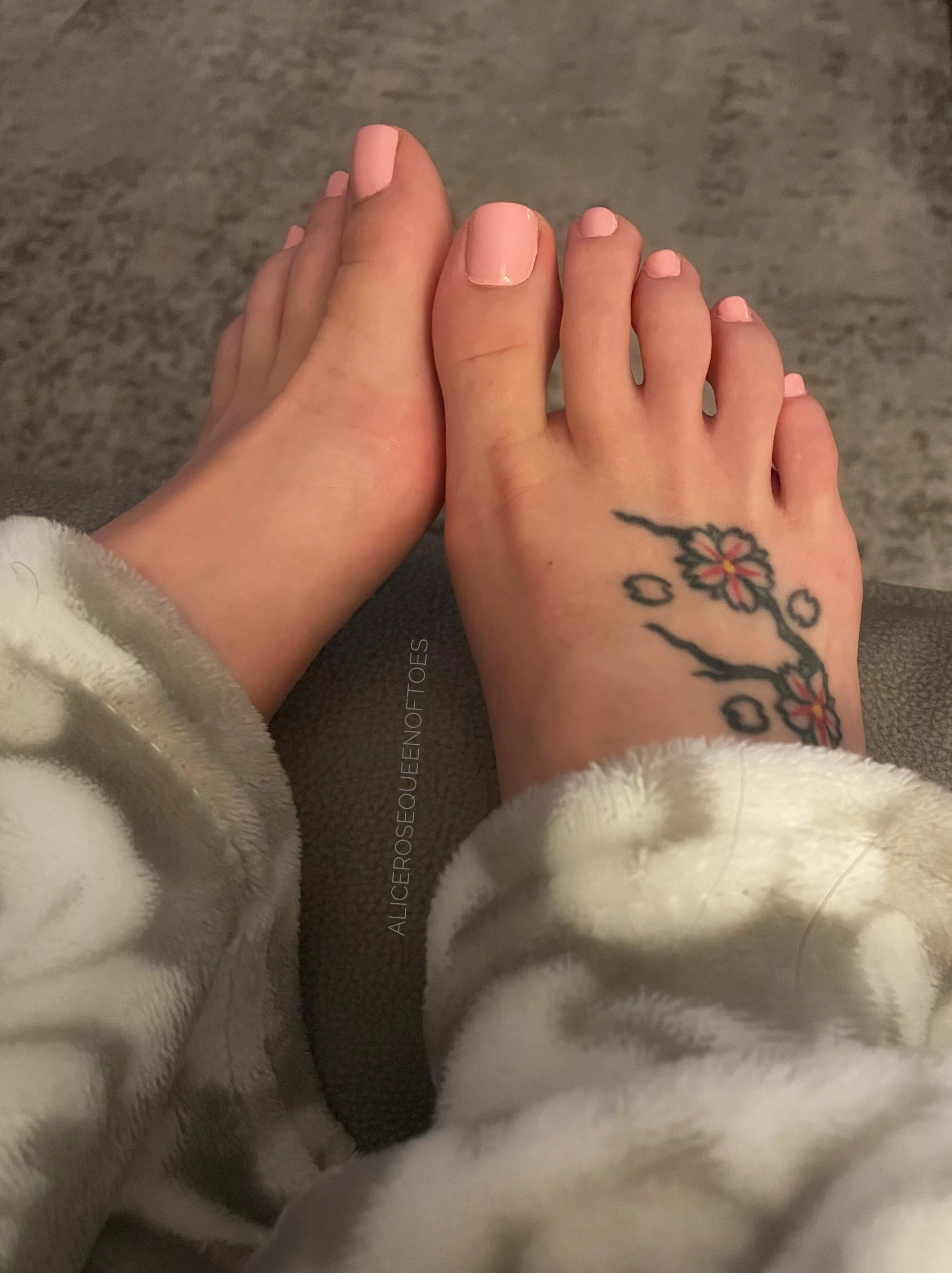 Hopefully you don’t mind cold toes 🙈