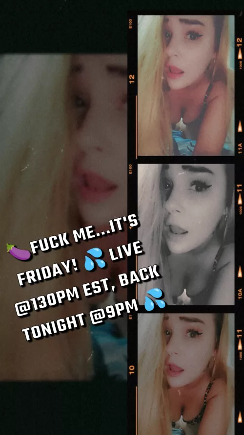 🍆Join me for some Fuck me Friday fun!🎥💦 [kellylynn69]