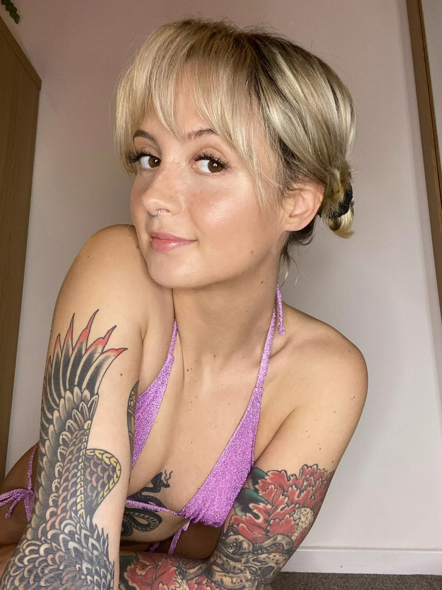 Just enough for pigtails