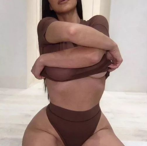 Kim always teasing 😩😂