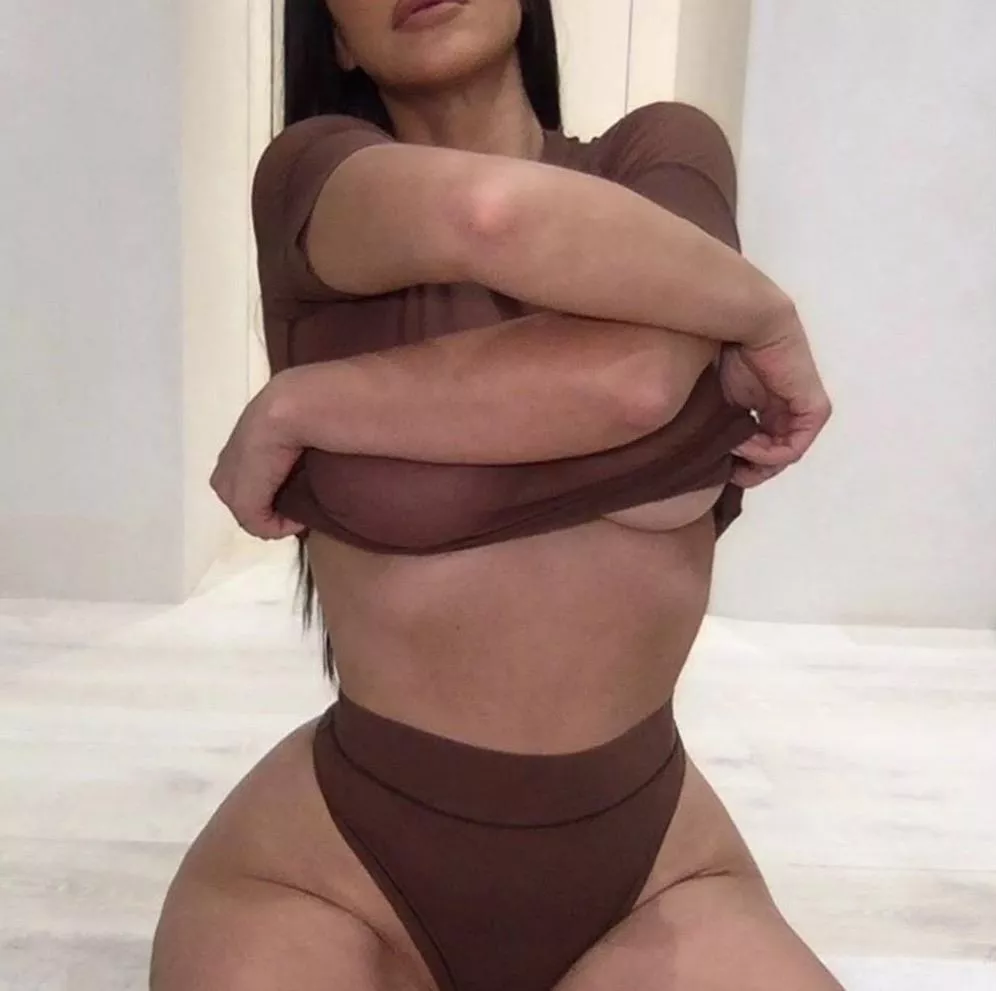 Kim always teasing 😩😂