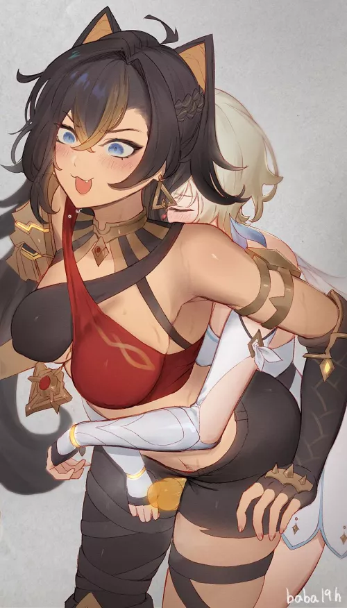 Lumine has a surprise for Dehya