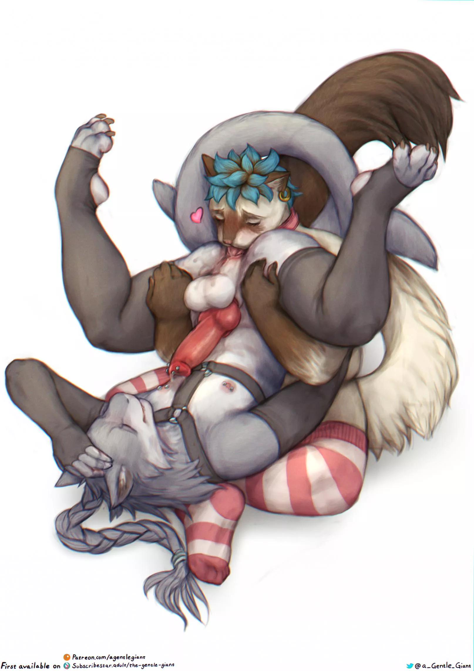 Making out with the other end 💕 [MF] (The_Gentle_Giant)