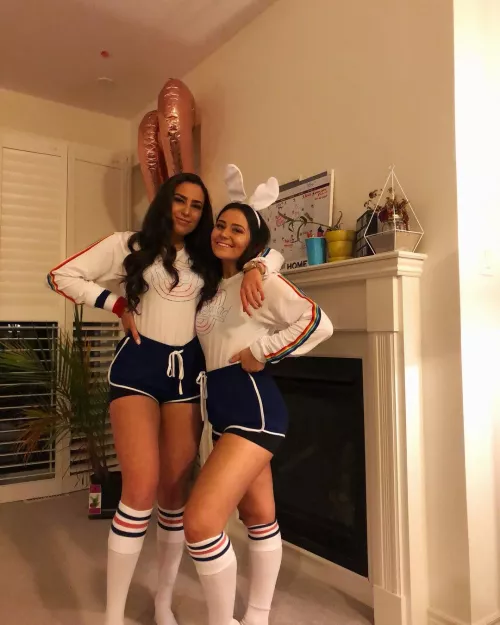 Matching costumes