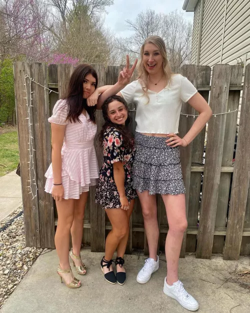 Medium, small and tall