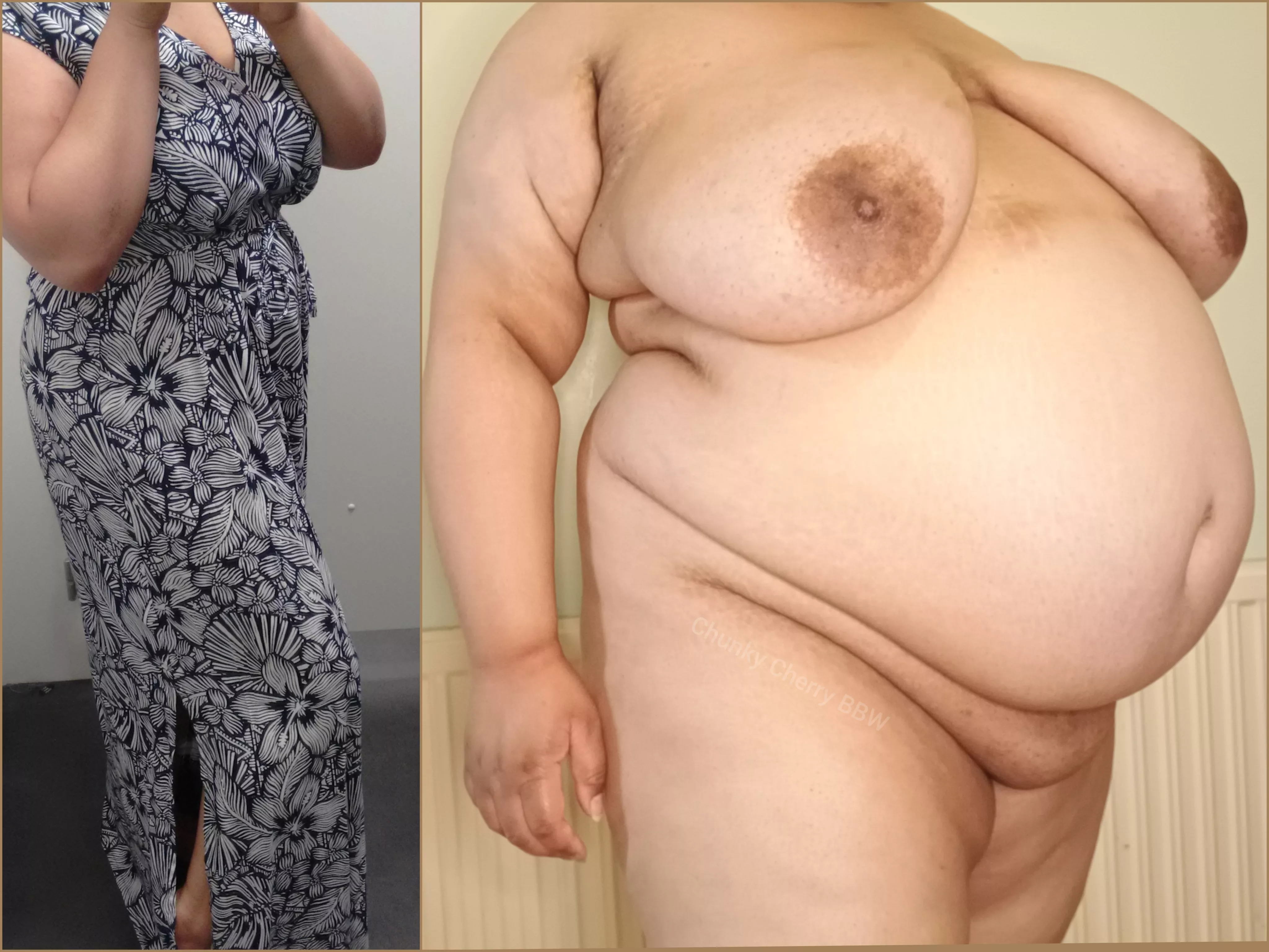 My belly went from a little bump to a massive round beach ball