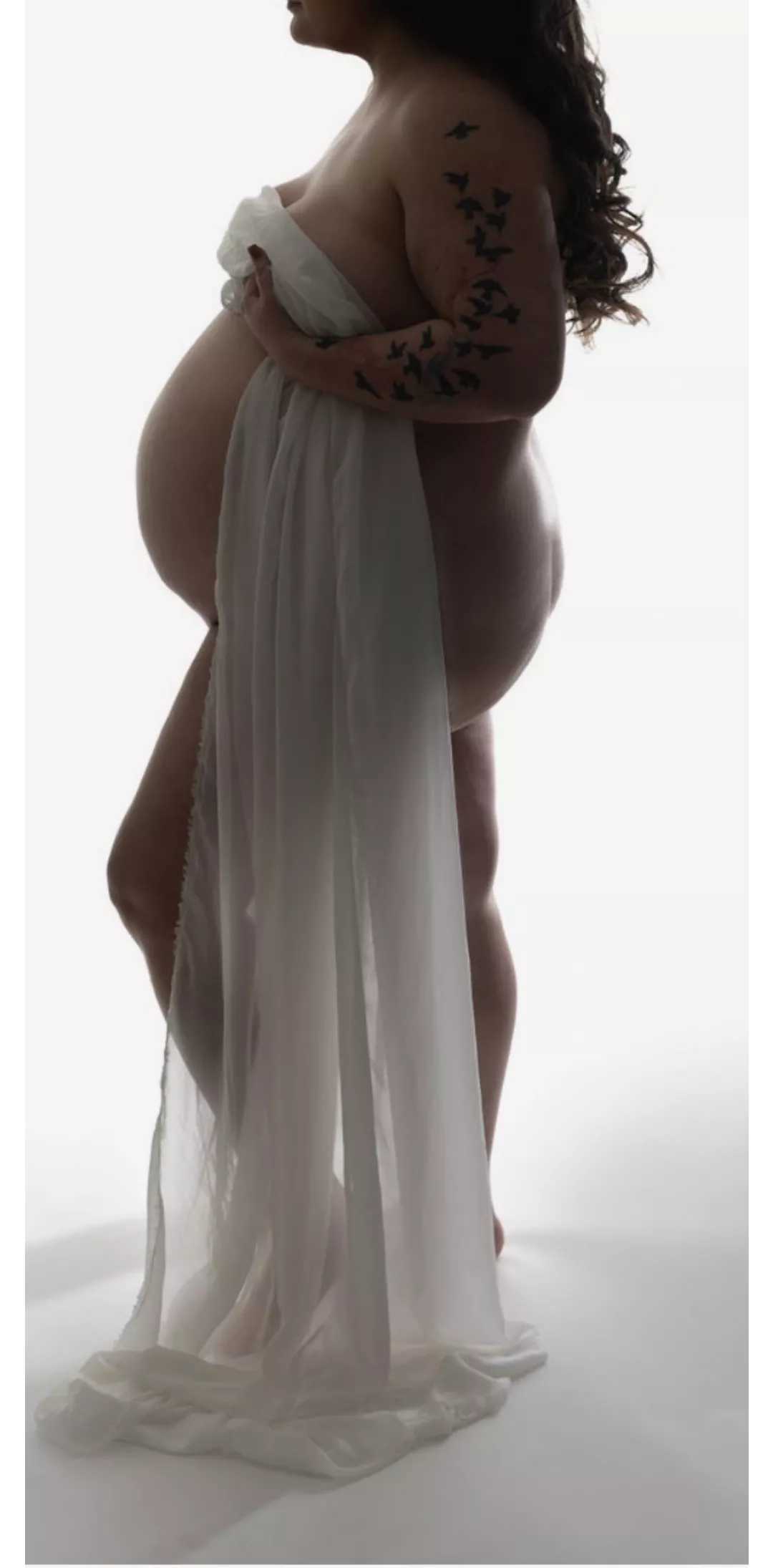 my boudoir shoot my last pregnancy a year ago.