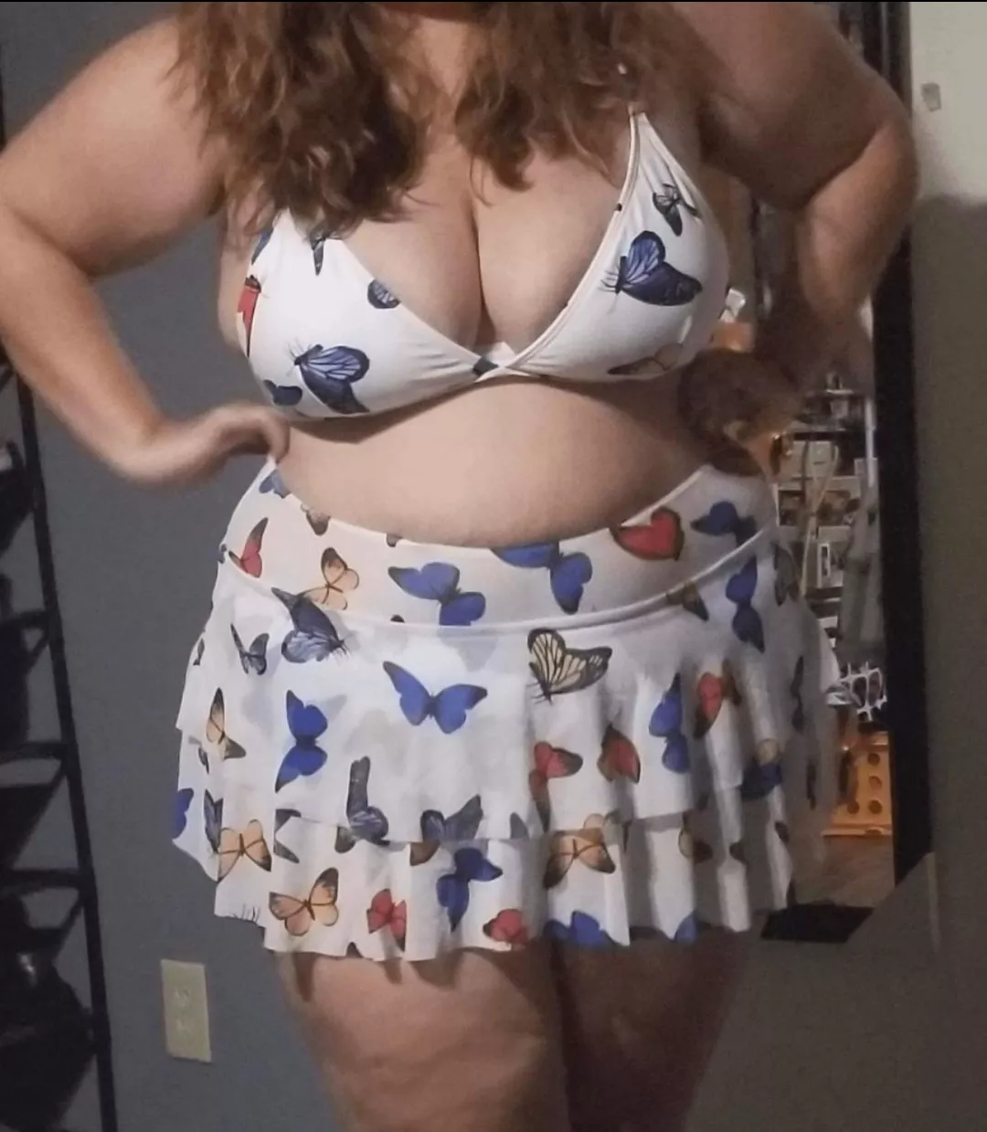 No bottoms underneath this skirt 🙈