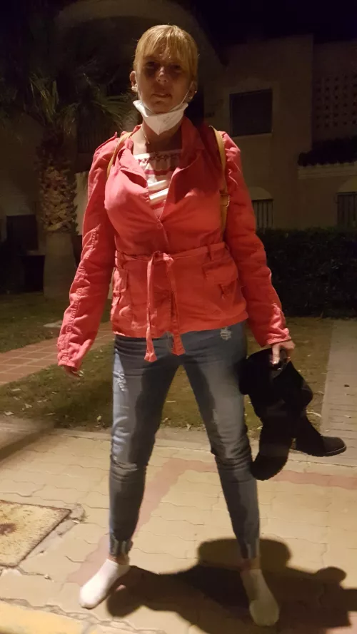 Ohh Dear... half a mile away from home... Do you think anyone will notice i wet myself....!