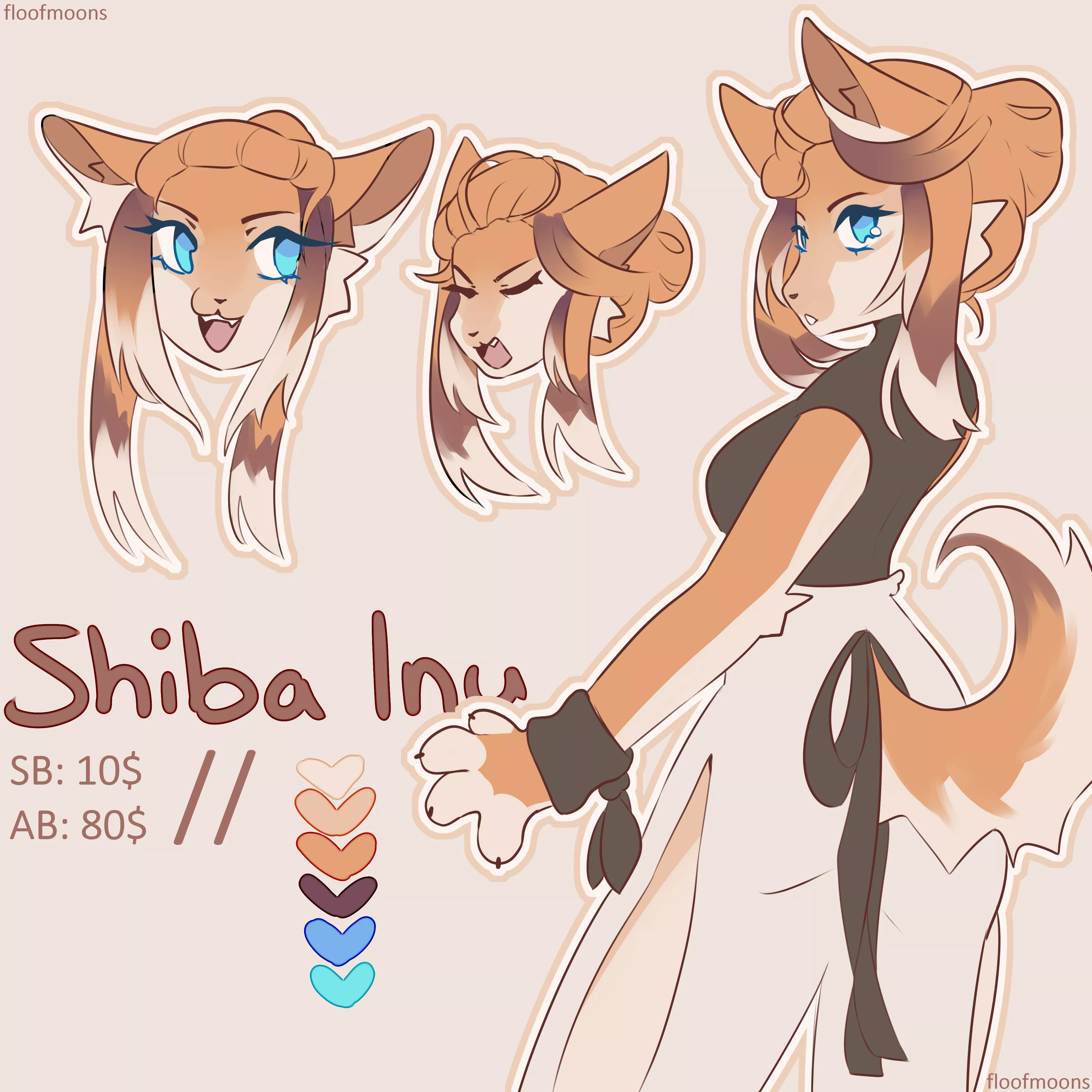 open shiba inu adoptable! by me