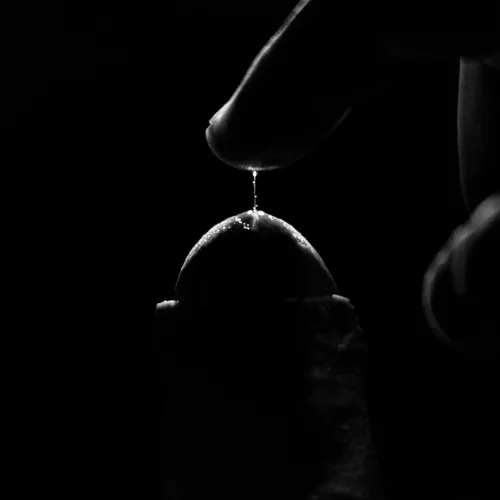 Playing with light and precum