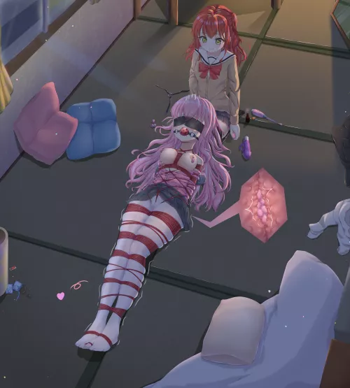 preparing gift for sent to senpai