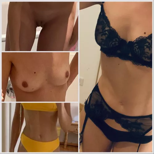 Pussy, tits and lingerie