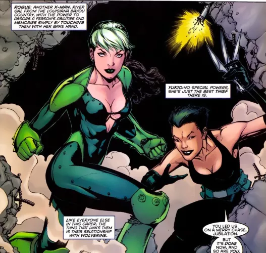 Rogue and Yukio [Wolverine (1988) #125]