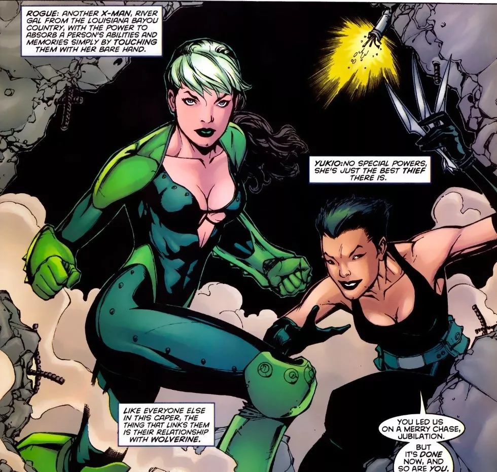 Rogue and Yukio [Wolverine (1988) #125]