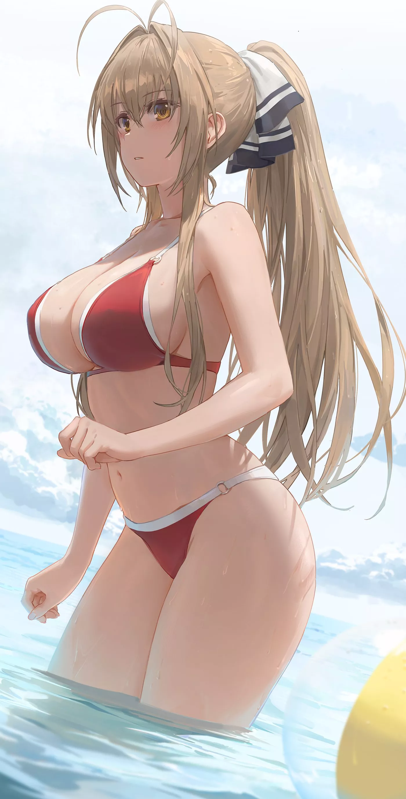 Sento Isuzu Having Fun in the Beach [Amagi Brilliant Park] (Free Style)